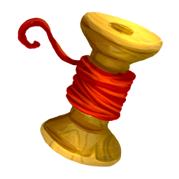 Red yarn